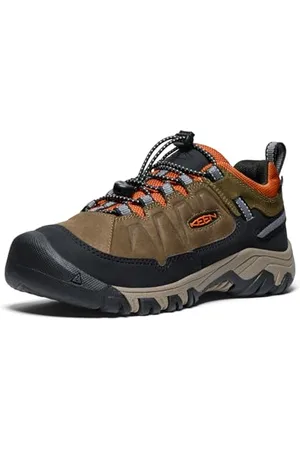 Keen Targhee 4 Low wodoodporne buty turystyczne, ciemnooliwkowe/złoty płomień, rozmiar 39, , 6 UK