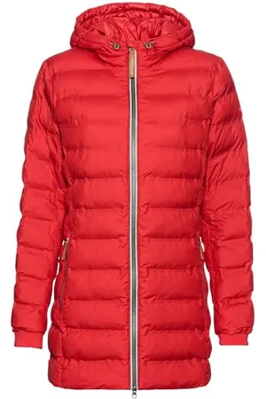 Camel Active TeXXXactive® damska kurtka funkcyjna z poliestru pochodzącego z recyklingu, czerwony, 34
