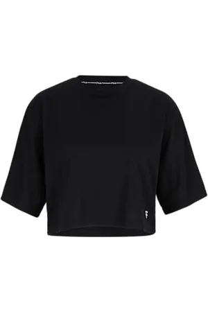Fila Recanati Cropped Shirt-Black-XL