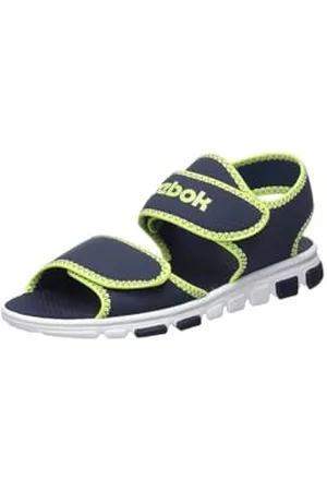 Reebok Wave Glider III sandały sportowe, Vector granatowy/kwasowo-żółty/FTWR biały, 12,5 UK dziecko