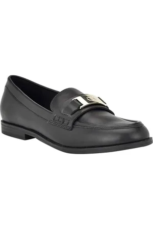Calvin Klein Damskie mokasyny Orora, czarny patent, 5,5 UK, , 38.5 EU