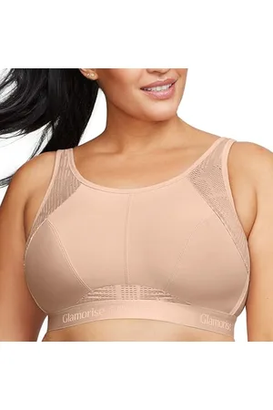 Glamorise Damski biustonosz sportowy bez fiszbin bez fiszbin #1068, , 105E