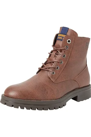 JACK & JONES Jfwbernie Boot PU męskie buty sznurowane, , 43 EU