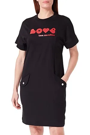 Moschino Damska sukienka z krótkim rękawem Comfort Fit, , 46