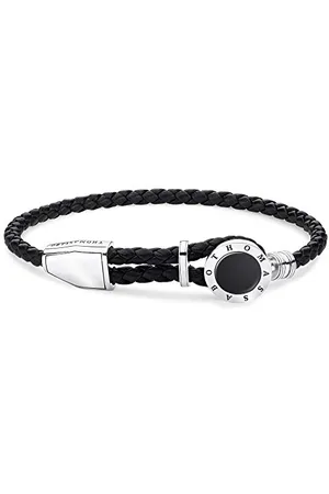 Thomas Sabo Bransoletka skórzana uniseks 925 poczerniane 25 cm e , colore: , cod. A1864-982-11-L25v