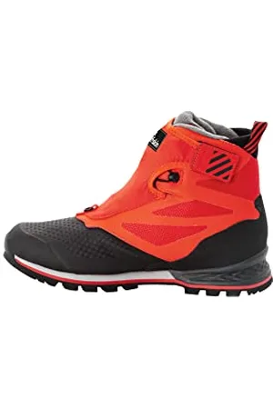 Jack Wolfskin Męskie Buty Trekkingowe 1995 Series Texapore Mid M, Czerwony Czarny (Red Black), 42.5 Eu