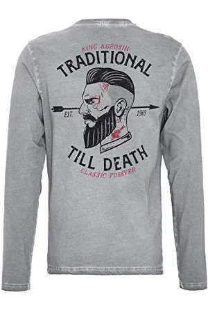 King kerosin Męski Traditional Till Death T-Shirt, , S