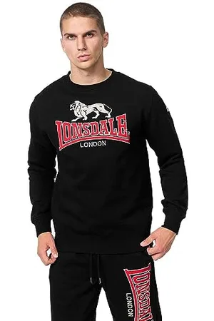 Lonsdale London Męska bluza z okrągłym dekoltem, normalny krój, LAWINS, , 3XL, 117463
