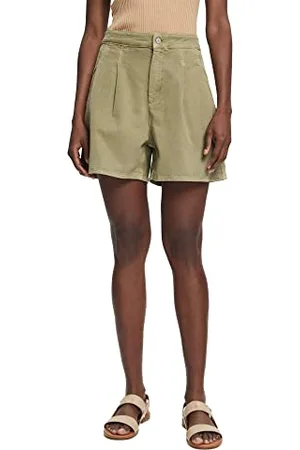 ESPRIT Szorty damskie 052EE1C324, 345/LIGHT khaki, 34