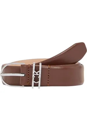 Calvin Klein Damski pasek z klamrą CK Loop RND 2,5 cm K60K612362 stały, brązowy (Ciocbine Lab), 70, , 70