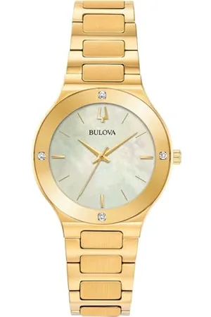 BULOVA Damski analogowy zegarek kwarcowy z paskiem ze stali nierdzewnej 97R102, , Bransoletka