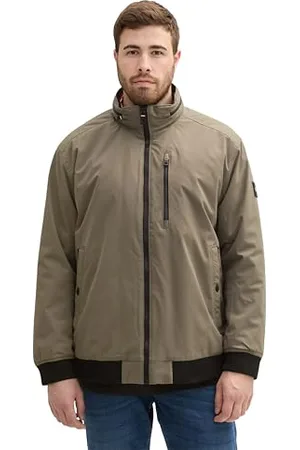 TOM TAILOR Męska kurtka przejściowa Plussize z kapturem ze stójką, , 5XL