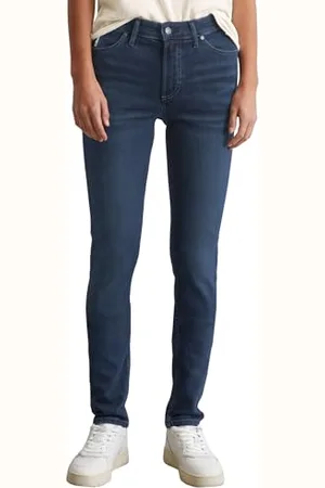 Marc O’ Polo Marc OPolo Denim damskie spodnie dżinsowe High Waist Skinny Fit, Dark Blue_multi_04, 28W / 28L