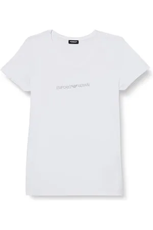 Emporio Armani Essential Studs Logo V-Neck T-Shirt, , M