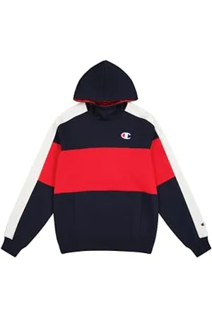 Champion Legacy Retro Sport (220317) - Soft Compact Poly Fleece Color Block Bluza z kapturem, Wielobarwny , L Mężczyźni FW24, , L