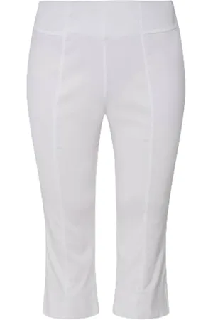 Ulla Popken Damskie spodnie Bengalin-Capri, , 45W / 32L