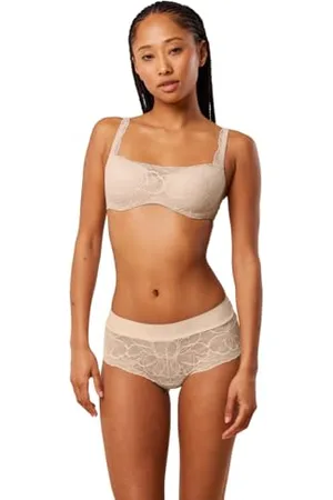Triumph Body Make-Up Illusion Lace Balconette Nude Beige, , 70B