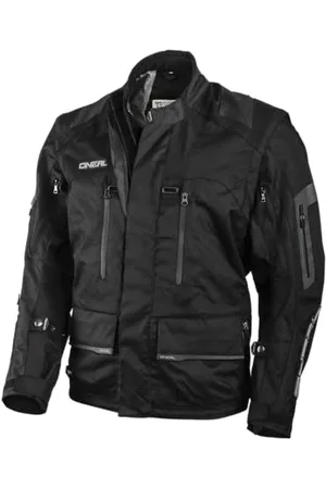 Oneal | Kurtka motocrossowa | Enduro MX | Materiał zewnętrzny hydrofobowy, kieszenie z ochraniaczami na plecach, łokciach i ramionach | Baja Racing Jacket | Dorośli | Czarna | S