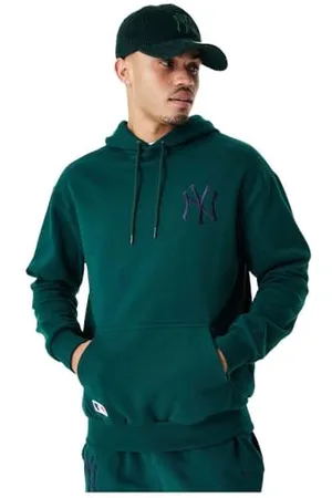 New Era LEAGUE ESSNTLS OS HOODY NEYYAN DKGNVY NEW YORK YANKEES zielona
