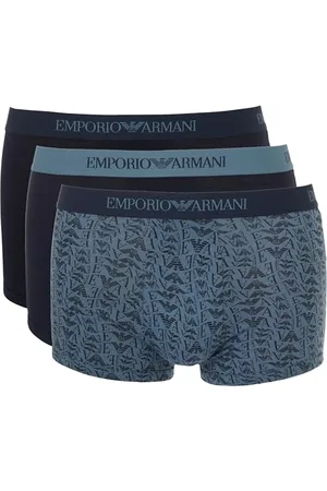 Emporio Armani Pure Cotton 3-Pack Trunk, , XL