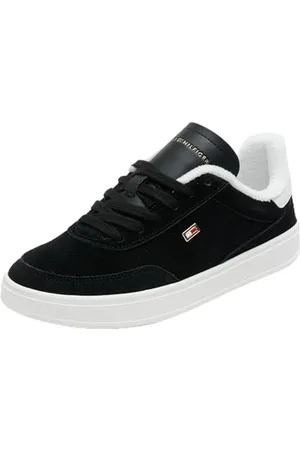 Tommy Hilfiger Damskie buty sportowe Heritage Court (FW0FW08187) Low Top, czarne (czarne), 38 EU, , 38 EU