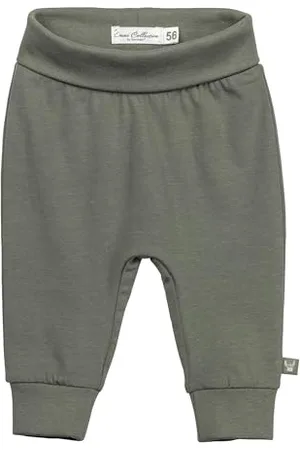 Sterntaler Spodnie niemowlęce unisex z komfortowym ściągaczem – spodnie dla niemowląt z bawełnianego dżerseju z elastanem i ściągaczami na końcach nogawek, , 68