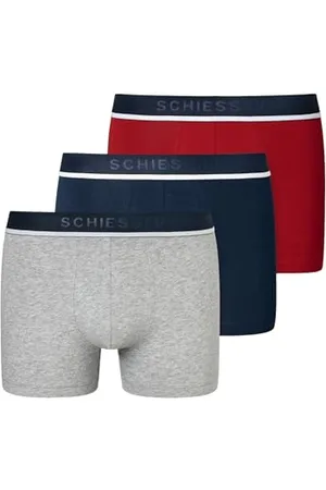 Schiesser Bokserki Męskie 95/5 Organic Cotton 3-Pak, Wielokolorowy 3, M