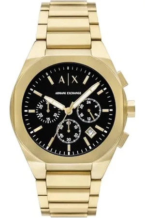 Armani Exchange Męski analogowy zegarek kwarcowy z paskiem ze stali nierdzewnej AX4180