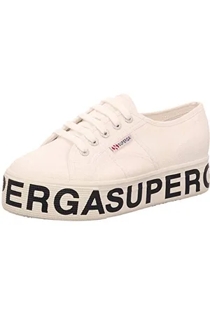 Superga Damskie buty sportowe 2790 COTW Outsole Lettering, biały, 39 EU