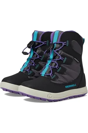 Merrell Snow Bank 4.0 WTRPF, Buty śnieżne, Czarne/Fioletowe/Turq, 43 EU, Black Purple Turq, 43 EU