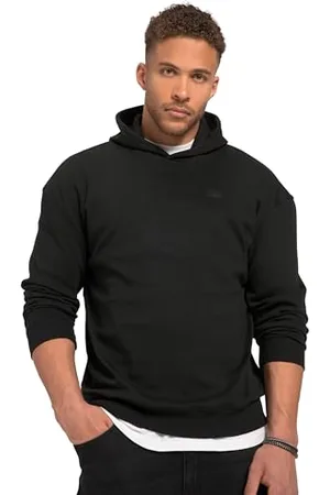 STHUGE Męskie, duże rozmiary, bluza z kapturem, zakładka piwniczna, oversize, nadruk na plecach, 1/1, , XXL duże rozmiary
