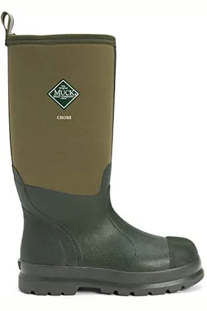 Muck Męskie Unisex Chore Classic Wodoodporne Wysokie Buty Wellington, ZIELONY, 37 EU