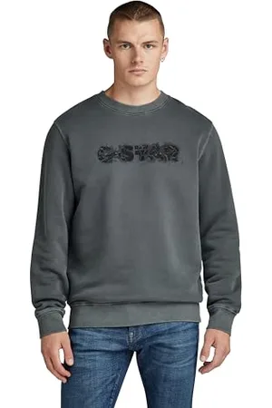 G-Star RAW Distressed Logo r Sweat, , XS