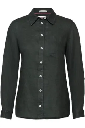CECIL Damska bluzka z linen_Solid Shirt, , S