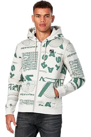 Alpinestars Męska bluza z kapturem Determinant, biała, L, , L
