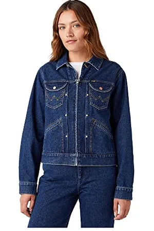 Wrangler Damskie kurtki z plecionym denim, , 3XL