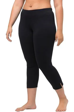 Ulla Popken Spodnie damskie Capri duże rozmiary, , 42-44