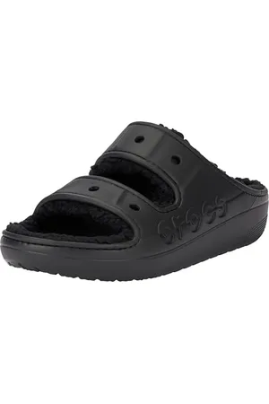 Crocs Sandały unisex Baya Cozzzy, czarne, 37 EU, , 37/38 EU