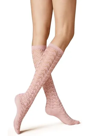 Kunert Damskie podkolanówki Ajour Fashion, , 35-38 EU