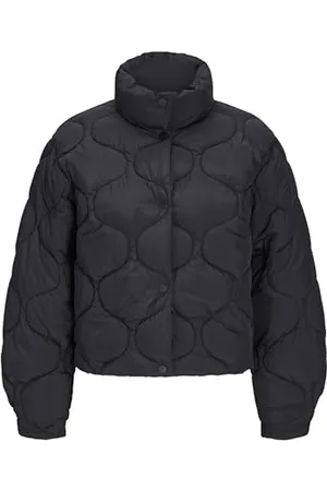 JACK & JONES Jxsena Quilted OTW damska kurtka pikowana, czarna, rozmiar M EU, , M