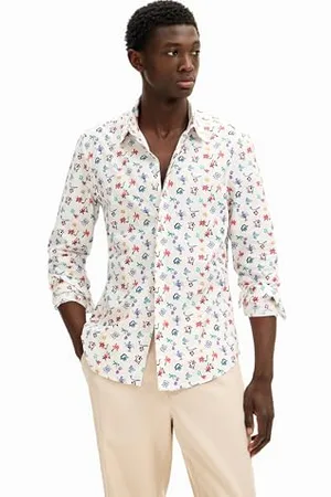 Desigual Szablon dla mężczyzn, 1 kolor, 1000 blanco, XXL, , XXL