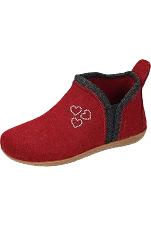 Manitu Damskie kapcie 340058-41, czerwone, rozmiar 40, , 40 EU