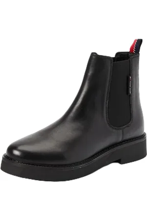 Tommy Hilfiger Damskie buty TJW Chelsea Flat Boot (EN0EN02622) średnie, czarne (czarne), 40 EU, , 41 EU