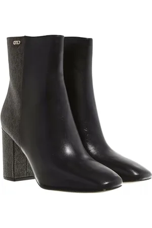 Michael Kors Perla Mid Bootie, Buty Damskie, Czarny/Brązowy, 42 EU, , 42 EU