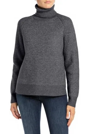 Replay Damski sweter z dzianiny z golfem, , S