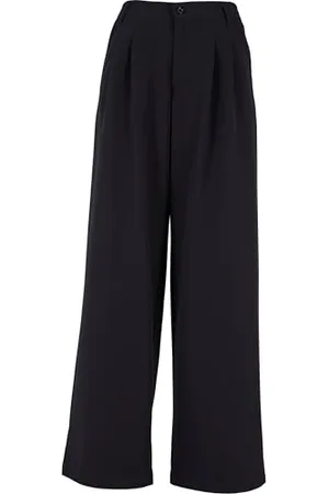 Urban classics Spodnie damskie Ultra Wide Pleat-Front Pants Black 33, , 33