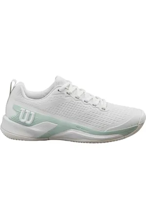 Wilson Damskie buty tenisowe Rush Pro 4.5, białe/surfingowe/tofu, 39 EU, , 6 UK