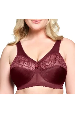 Glamorise Damski biustonosz MagicLift Support Classic, Burgund, 80B