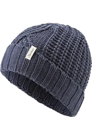 Sterntaler Czapka z dzianiny z kopertą – uniseks Beanie w fajnym stylu rybackim, , 57