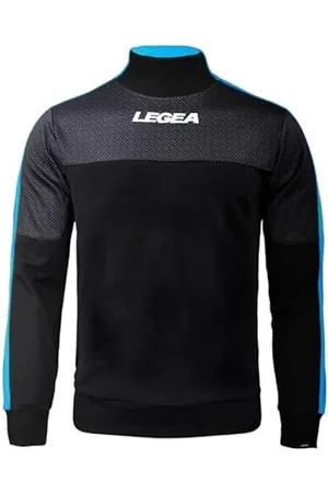 Legea DAMASCO JACKET,BLACK-FLUO LIGHT BLUE,2XL,Unisex